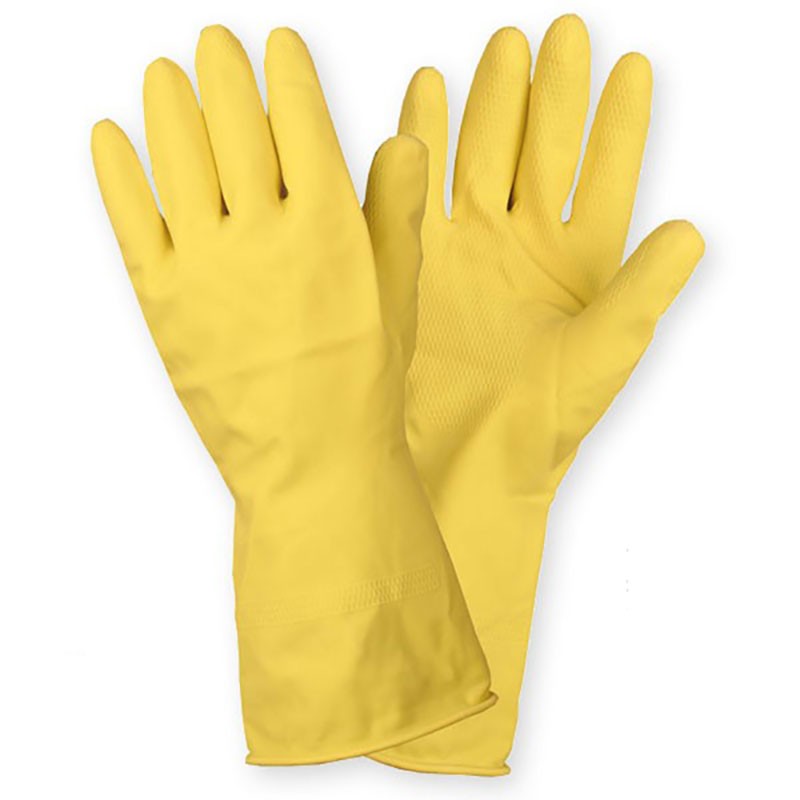 Manusi latex pentru menaj, finisaj anti-alunecare L - imagine 10